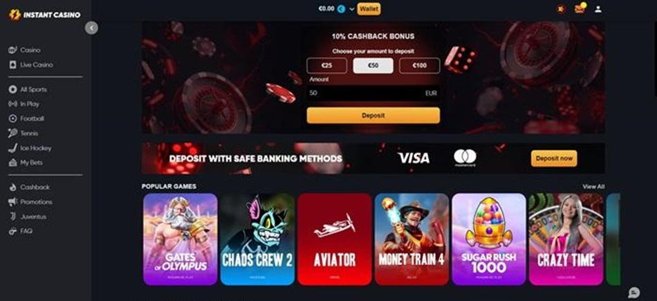 Instant casino